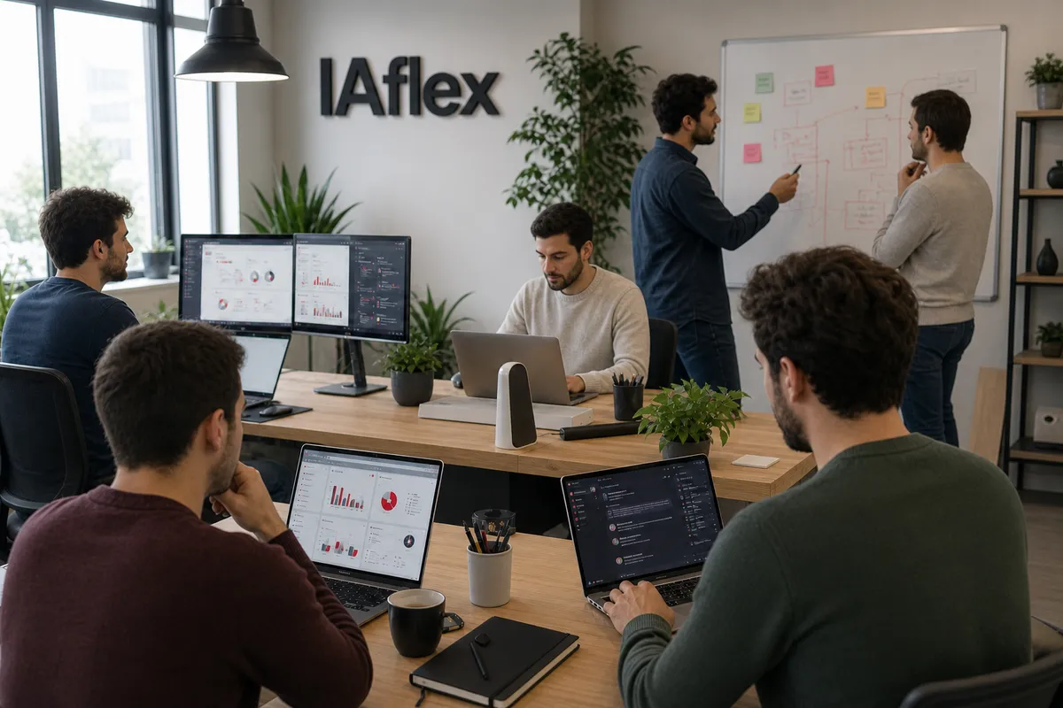 Dirigeant de PME utilisant des outils d'intelligence artificielle au quotidien