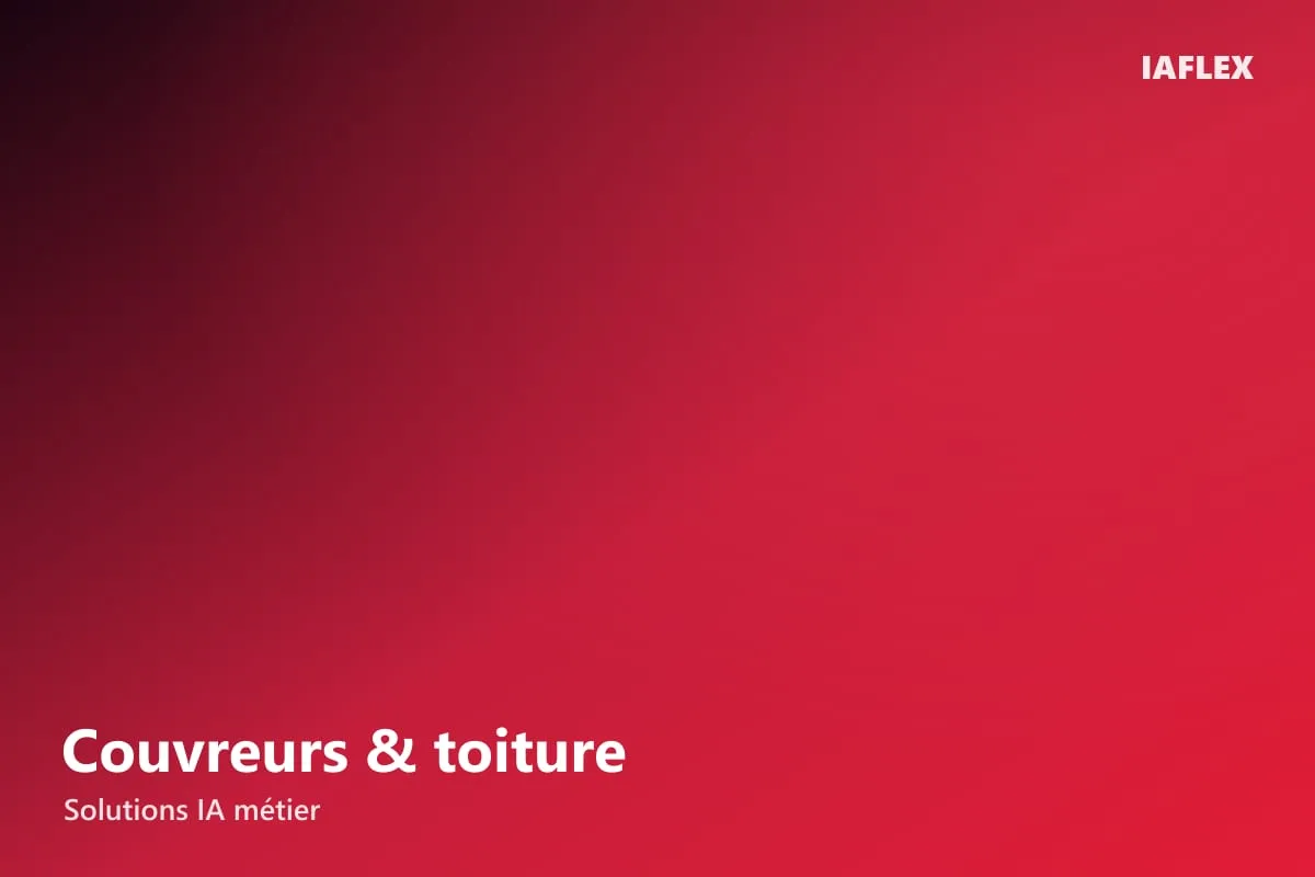 Illustration de la solution IA pour couvreurs et artisans de toiture